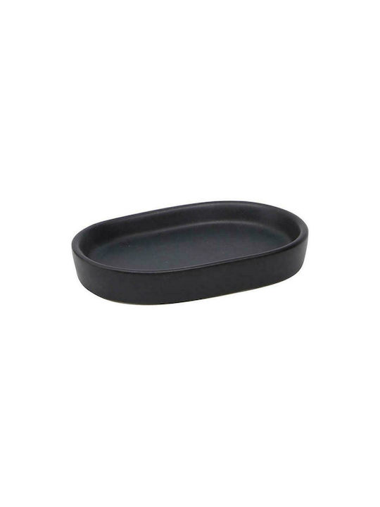 Atmosphera Ceramic Soap Dish Countertop Black