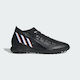Adidas Predator Edge.3 TF Χαμηλά Ποδοσφαιρικά Παπούτσια με Σχάρα Core Black / Cloud White / Vivid Red