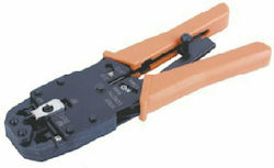 Ethernet Internet Cable Crimping Plier RJ12, RJ11, RJ45, RJ10 with Cable Cutter & Ratchet Mechanism