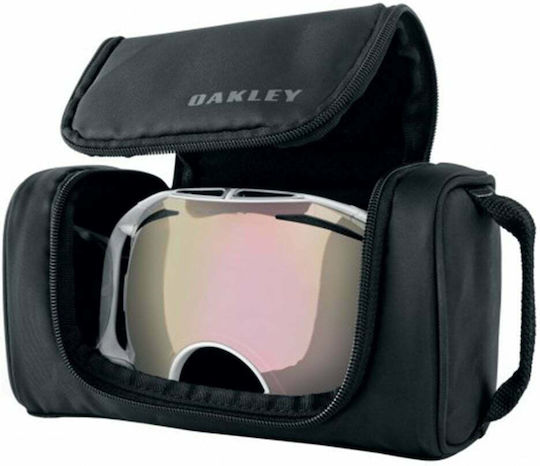 Oakley Θήκη Γυαλιών Ημίσκληρη με Φερμουάρ Μαύρη
