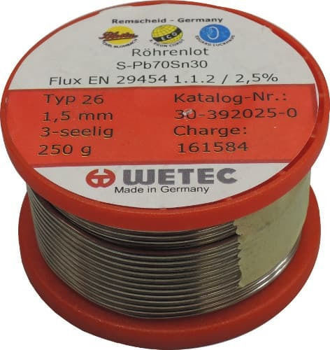 Wetec 30-391025-0 Solder WIres 1mm 250gr