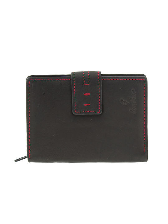 Ginis Small Leather Women's Wallet Black