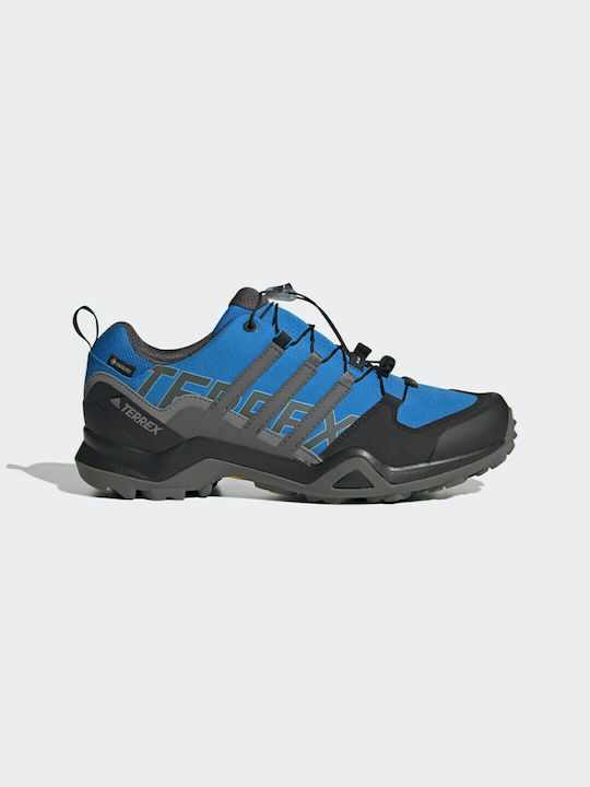 Adidas Terrex Swift R2 Γυναικεία Ορειβατικά Παπούτσια Αδιάβροχα με Μεμβράνη Gore-Tex Blue Rush / Grey Four / Core Black