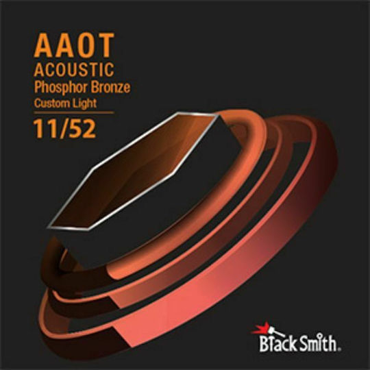 Blacksmith AAPB-1152 AAOT Acoustic PH CL Набор Струни За Акустична Китара Фосфорен Бронз 11 - 52