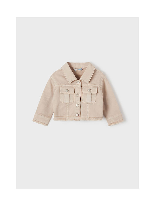 Mayoral Kids Casual Jacket short Beige