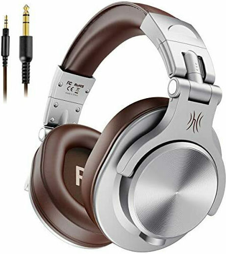 OneOdio A71 Kabelgebunden Über Ohr Kopfhörer Silver / Brown