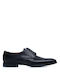 Perlamoda Men's Leather Dress Shoes Black