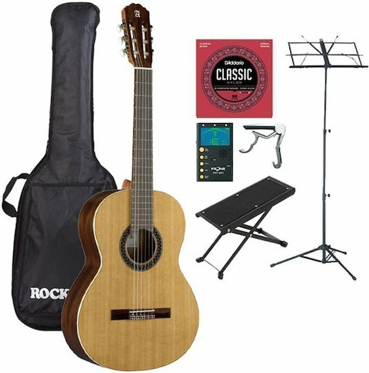 Alhambra Klassisch Gitarre 4/4 1C HT Hybrid Terra Bundle 1 Natürlich
