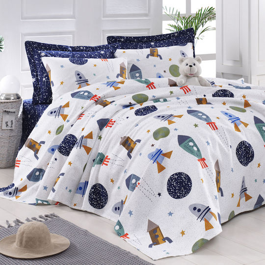 L'Εssentiel Maison Waffle Blanket Spacex White 160x240cm