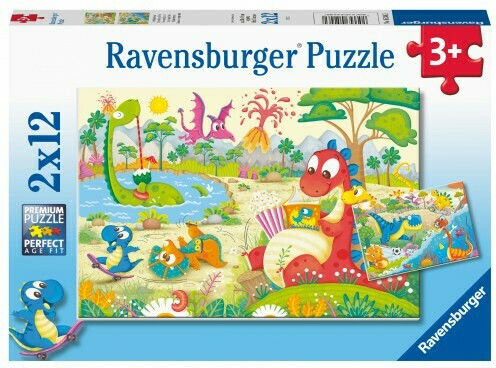 Детски Пъзел Динозаври за 3++ Години 24бр Ravensburger