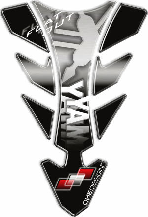 One Design Αυτοκόλλητο Προστατευτικό Ρεζερβουάρ Onedesign Yamaha Γκρι