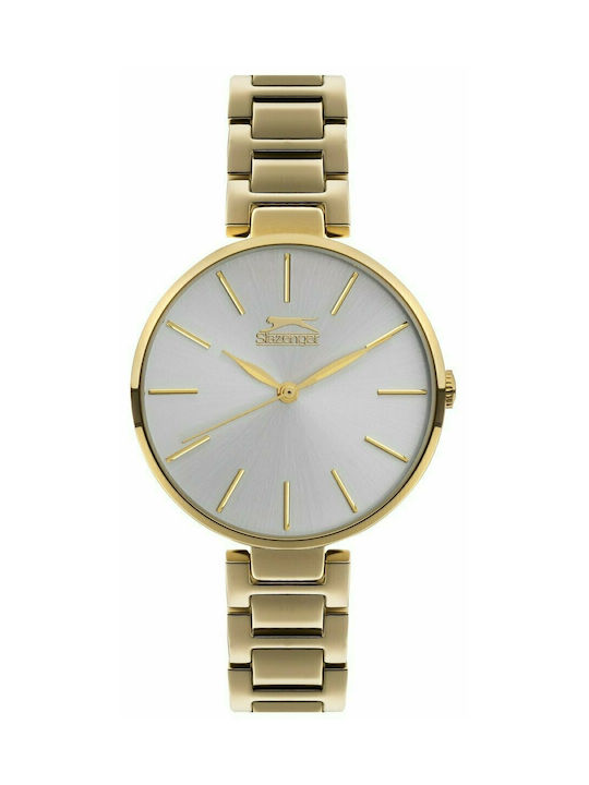 Slazenger Watch with Gold Metal Bracelet