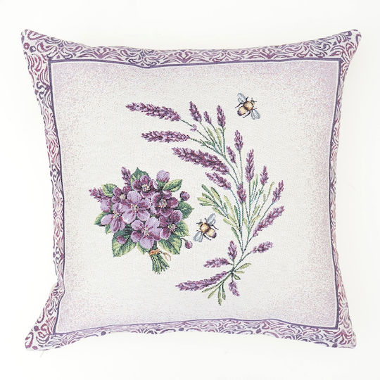 Sette Colori Throw Pillows 8255 Purple 45x45cm