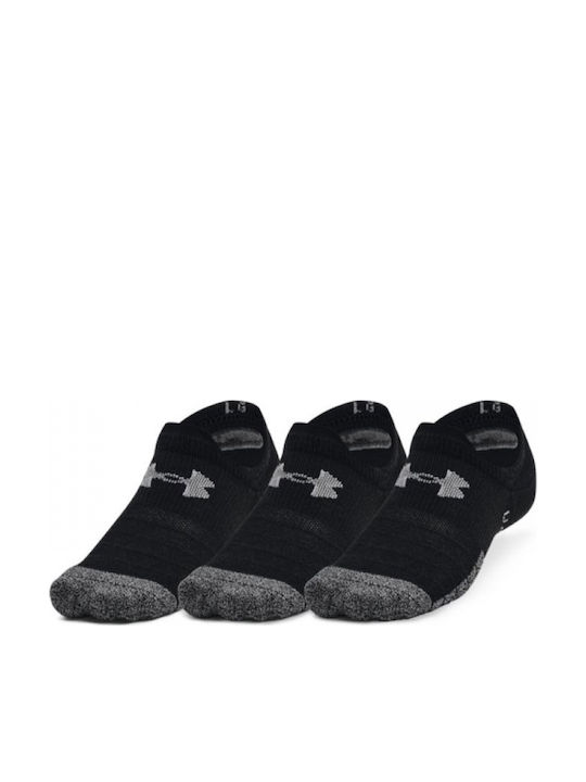 Under Armour Heatgear Αθλητικές Κάλτσες Μαύρες 3 Ζεύγη