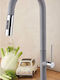 Carron Phoenix Tozo Tall Kitchen Faucet Counter with Shower Asphalt