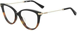 Moschino Eyeglass Frame Butterfly Brown Tortoise MOS561 WR7