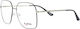Exess Metallisches Brillengestell Schwarz EX51049 03