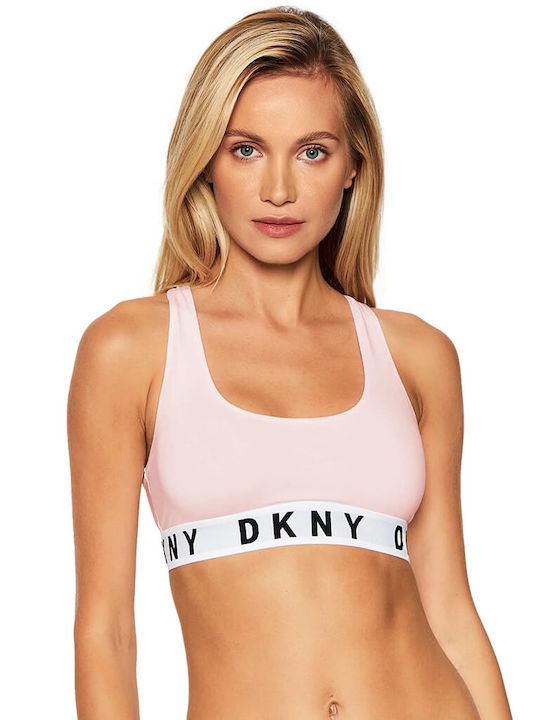 DKNY Boyfriend Racerback Γυναικείο Μπουστάκι Ροζ