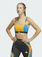 Adidas Aeroimpact Luxe Femei Atletic Sutien sport Orange Rush cu Căptușeală detașabilă