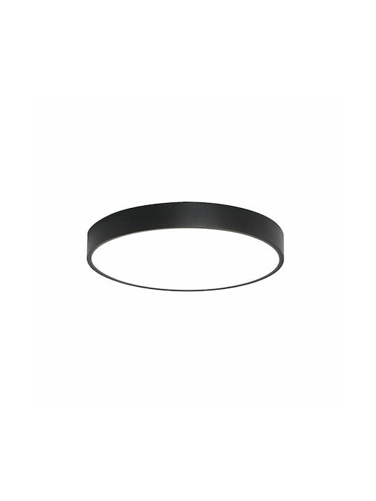 Vivalux Luka Ceiling Mount Light 50cm Black wit...