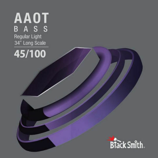Blacksmith Set of Stainless Steel Strings for Bass AASW-45100-4 45 - 100"