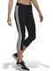 Essentials 3Stripes Обучение Женски Capri легинси Черен