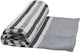 Fylliana Multi Stripe Ριχτάρι Τριθέσιου Καναπέ 170x270εκ. Γκρί 925-121-086