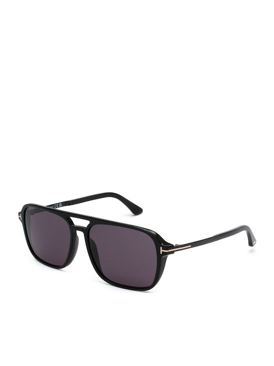 Tom Ford Crosby Слънчеви Очилa Черни с Пластмасова Рамка Tom Ford Crosby Слънчеви Очилa Черни с Пластмасова Рамка