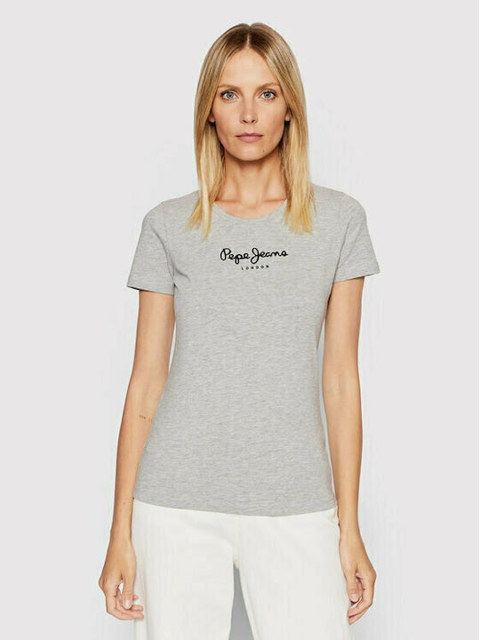 Pepe Jeans New Virgina Γυναικείο T-shirt Γκρι