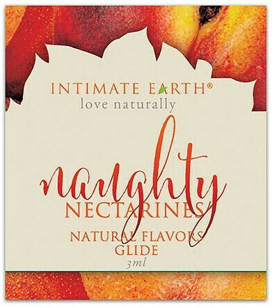 Intimate Earth Natural Flavors Glide Смазка Непослушни нектарини 3мл