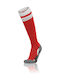 Macron Azlon Ποδοσφαιρικές Κάλτσες Κόκκινες 1 Ζεύγος