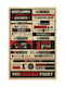 Pyramid International Афиш The Fight Club Infographic 61x91см