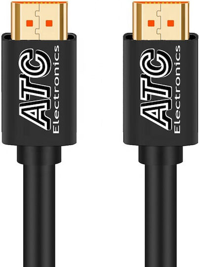ATC HDMI 2.0 Premium High Speed 4K 60Hz HDR Kabel HDMI-Stecker - HDMI-Stecker 1,5m Schwarz