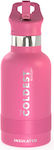 Proteas Filter Ανοξείδωτο Παγούρι Θερμός με Καλαμάκι σε Ροζ χρώμα 355ml