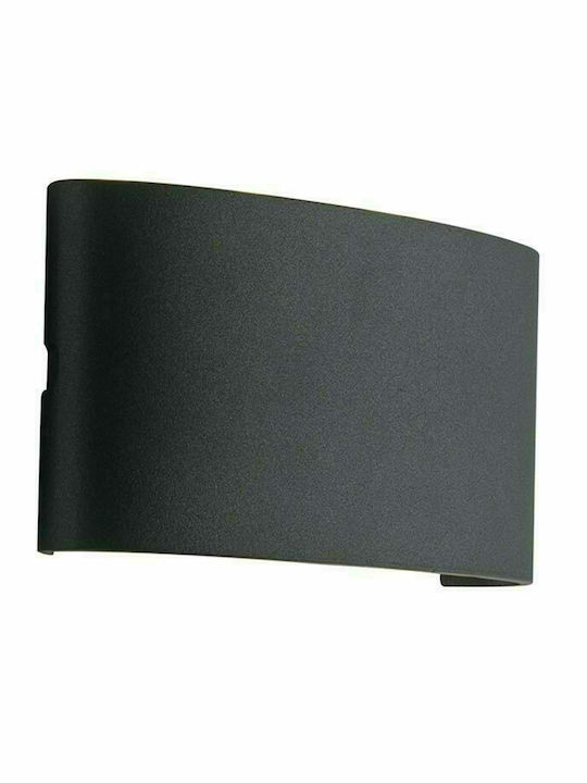 Fan Europe Beetle Wandmontierte Außenbeleuchtung LED IP54 6W mit Natürliches Weiß Licht Doppelstrahl 17x8x4cm