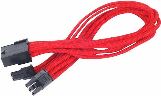 Silverstone 8-Pin PCIe - 6+2 Pin PCIe Cable 0.25m Μαύρο SST-PP07-PCIR