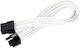 Silverstone 6 + 2-pin 8-Pin PCIe - 6+2 Pin PCIe Cable 0.25m White (SST-PP07-PCIW)