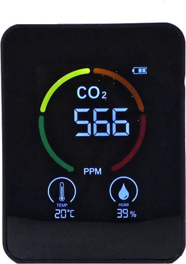 Allafrance 77100-001-ca Gas Meter CO2 Επαναφορτιζόμενος
