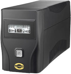 Orvaldi VPS 600 UPS Line-Interactive 600VA 360W with 4 IEC Power Plugs