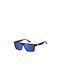 Tommy Hilfiger Men's Sunglasses with Navy Blue Plastic Frame and Blue Polarized Lens TH1605/S PJP/SZ