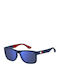 Tommy Hilfiger Men's Sunglasses with Navy Blue Plastic Frame and Blue Polarized Lens TH1556/S FLL/ZS