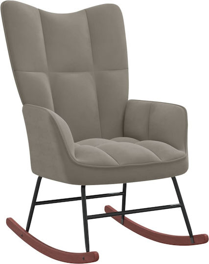 Schaukelstuhl 61x78x98cm Light Grey Schaukelstuhl 61x78x98cm Light Grey