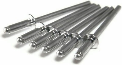 Aluminium rivets 4,8x8 100pcs