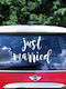 PartyDeco Διακοσμητικό Γάμου Just Married 45cm