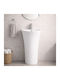 Vinci Cover Slim Chiuvetă de Podea Porțelan 48x42x83.5cm Alb
