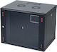 Mirsan Wall Mounted Rack Cabinet 12U 56.5x60x58cm Black WTC12U60MN.01