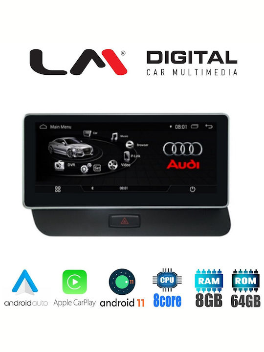LM Digital Sistem Audio Auto pentru Audi Q5 / A4 / A5 2008 > 2018 (Bluetooth/USB/AUX/WiFi/GPS/Apple-Carplay/Android-Auto) cu Ecran Tactil 10.25"