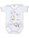 Papillon Kids White-Pink Bodysuit