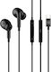 Tellur Attune In-ear Handsfree με Βύσμα USB-C Μαύρο