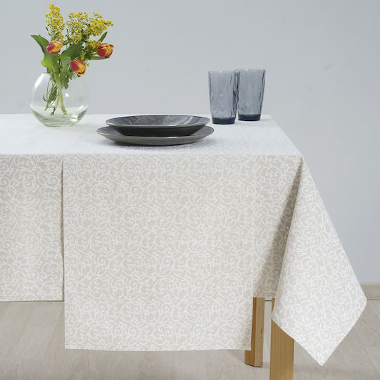 Sette Colori Sette Colori Tischdecke Rotunde 5244 Beige Breite 220cm